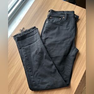 Levi’s jeans, like new, black straight leg